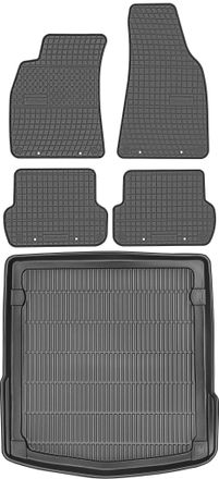 OEM Juego De Alfombrillas De Goma Para Coche Y Alfombrilla Para Maletero Para Audi A4 B6 Sed&aacute;n (2000-2006)