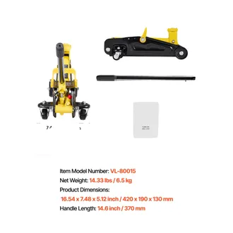 OEM Gatos Hidr&aacute;ulicos De Perfil Bajo, Capacidad De 1,5/2 T, 1,5 T