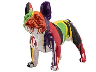 Schubiger M&ouml;bel Skulptur Bunte Bulldogge 3