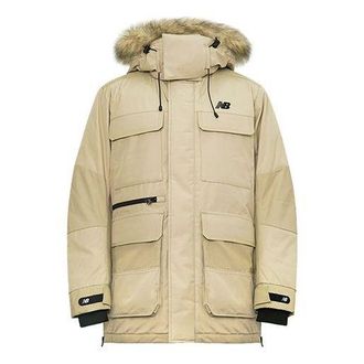 New Balance Lifestyle Cargo Parka Jacket Beige NP943051-BEI