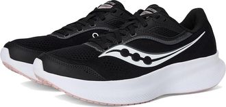 Saucony Cohesion 18 Womens Running Shoes Black/Cameo : 8.5 D - Wide, Leather