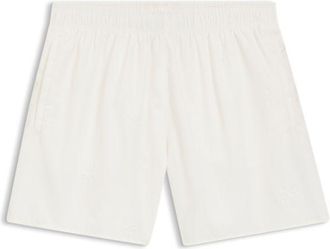 HUGO BOSS Swim shorts with all-over stacked logos