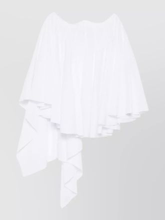 Jacquemus cotton halterneck asymmetric mini dress