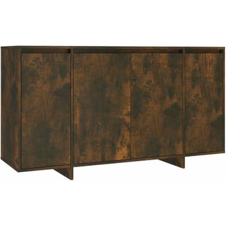 vidaXL Credenza Rovere Fumo 135x41x75 cm in Truciolato - Vidaxl