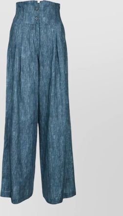 Ermanno Scervino high waist trousers back tie detail