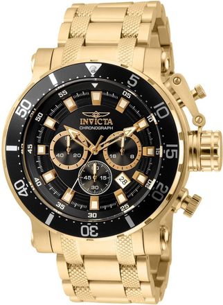 Invicta Coalition Forces 32720 Heren Horloge - Quartz Uurwerk - Roestvrij Staal met zwarte Wijzerplaat - 52mm