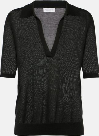 Gabriela Hearst Frank cashmere and silk polo sweater