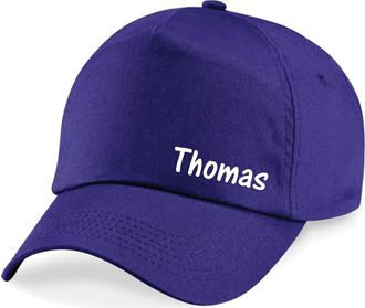 Generic Personalised Inspired Name Baseball Cap Hat Funny School Childrens Boys Girls Kids Unisex Cap (Purple)