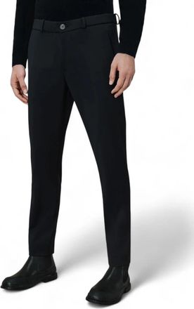 Roberto Ricci Design Slim Fit Wol Chino Broek - Heren - Slim Fit Broeken - Zwart - XL - Wol - Broeken
