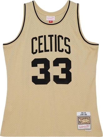 Mitchell & Ness Canotta Swingman Celtics 1985 Larry Bird - Toni neutri