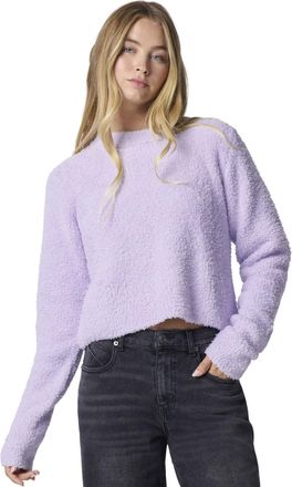 Florence By Mills Florence by Mills Womens Eyelash Crewneck, Millie Lavender, Small