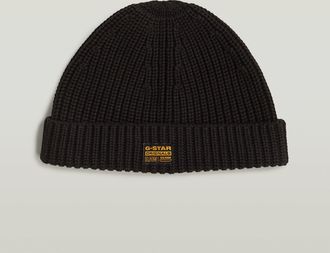 G-Star Originals Fisherman Beanie - Zwart - Heren