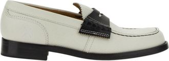 College Leather Loafer-Donna