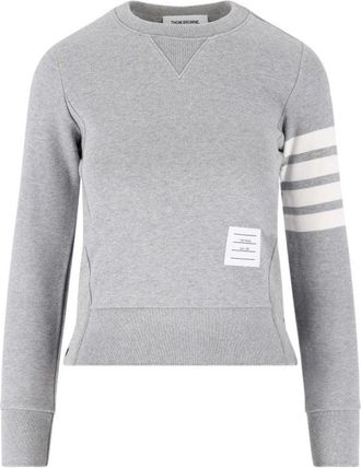 Thom Browne 4-Bar Crewneck Sweatshirt - Grey