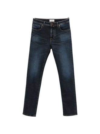 Jacob Cohen Slim Fit Jeans With Distinctive Logo Patch And Classic Design