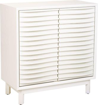 Wanderlust Deco Aparador de madera de 2 puertas 85x40x90,5