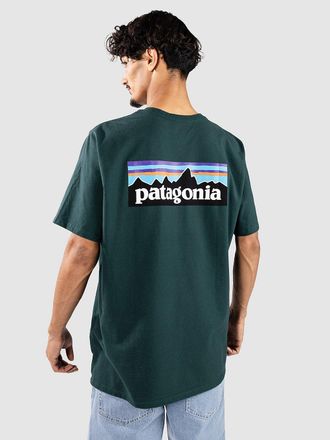 Patagonia P-6 Logo Responsibili T-Shirt gr&uuml;n
