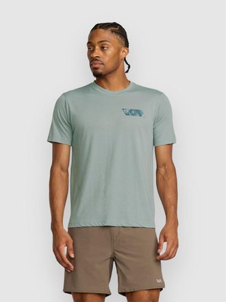 Rvca Va Blur Fill T-Shirt grau