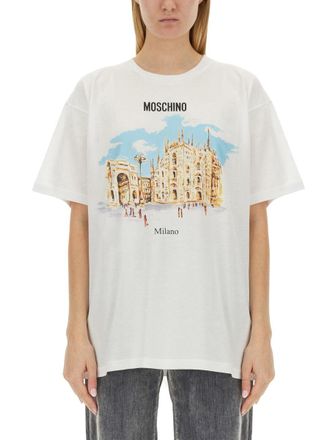 Moschino T -Shirt mit Logo
