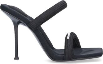 Alexander Wang Julie Padded Nylon Sandals - Black