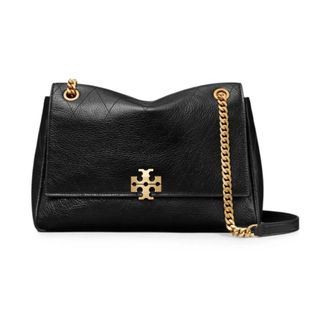 Tory Burch Charlie Quilted Shoulder Bag - female - Tory Burch - Shoulder Bags - Black - ONE SIZE - Bags