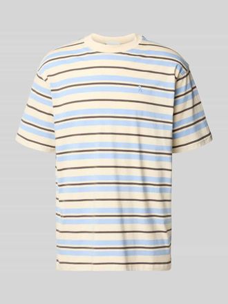 Armedangels Armedangels Relaxed Fit T-Shirt aus reiner Baumwolle Modell MAARKOS in Hellblau, Gr&ouml;&szlig;e XXL