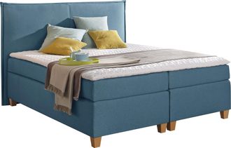 HOME AFFAIRE Boxspringbett »Houssay« inkl. Topper, 5 Breiten, 2 Härtegraden auch in Überlänge 220 cm
