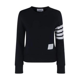 Thom Browne Dames, Truien, Blauw, Maat: 2XS Katoen