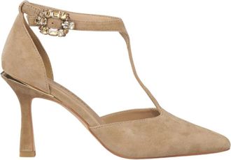 Alma En Pena Scherpe juweelgesp schoen - Dames - Pumps - Bruin - 40 EU - Schoenen