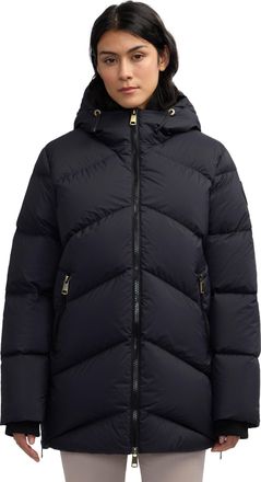 Pajar Womens Fallon Boxy Inverted Chevron Quilted Puffer