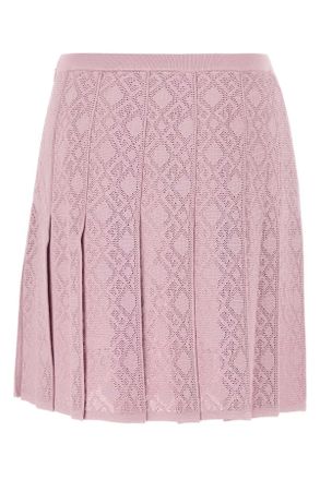 Givenchy Womens Pink Viscose Blend Skirt Parma Gonne