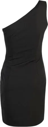 Pinko Abito Corto Monospalla - - Dresses - Donna - Nero - L
