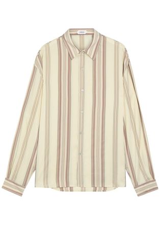 Versace Striped Silk Shirt - No Colour - 52 (IT52 / XL)