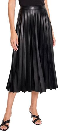 Nic+Zoe NIC+ZOE Faux Leather Flirt Skirt