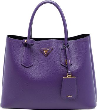 Prada Pre-owned Prada Medium Saffiano Cuir Double Satchel Ladies 9PYK545S0CE4WI36