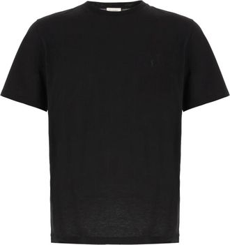 Saint Laurent T-shirt - Heren - T-shirts - Zwart - M - Tops