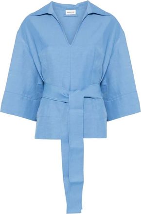 P.A.R.O.S.H. Mujer, Blusas y Camisas, Azul, Talla: M