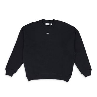 Off-white Black Dotted Arrow Skate Crewneck