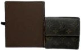 Louis Vuitton Pre-owned Vintage Leren Portemonnee - Dames - Vintage Accessoires - Bruin - ONE Size - Leer - Vintage