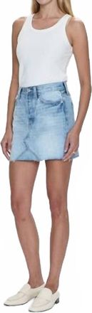 Pistola Denim Womens Kat Denim Skirt In Academia