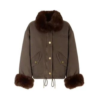 Pinko Pinko, Dames, Jassen, Bruin, Maat: M