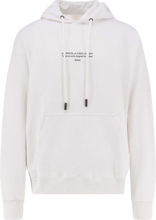 Off-white Cotton sweatshirt with front logo print