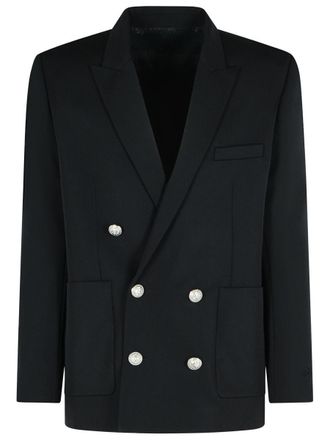 Balmain Black Virgin Wool Blazer
