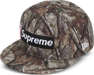 SUPREME x Breast Cancer Awareness New Era Camo cap - Brown