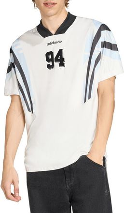 adidas Santiago AOP Infill Soccer Jersey in Cloud White// at Nordstrom, Size Xx-Large R