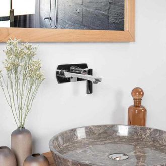 Wanda Collection Wanda Collection - Grifo Empotrado De Pared Para Lavabo Tamisa