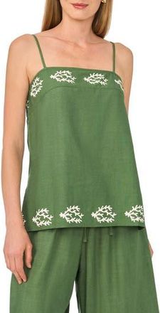 Parker Leaf Print Tank in Myrtle at Nordstrom Rack, Size X-Small