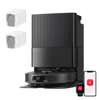 Roborock Qrevo S Pro Set Robot Aspirador Y Fregasuelos, Succi&oacute;n De 18.500 Pa, Navegaci&oacute;n Precisense Lidar, Evitaci&oacute;n De Obst&aacute;culos Reactive Tech, Cepillo De Go