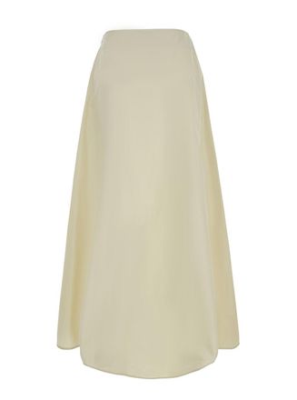 Tagliatore Tech Fabric Skirt - White