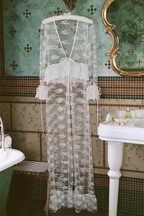 Kilo Brava Ruffle Lace Maxi Robe